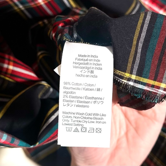 J. Crew Stewert Tartan Puff Sleeved Midi Dress - Picture 9 of 10